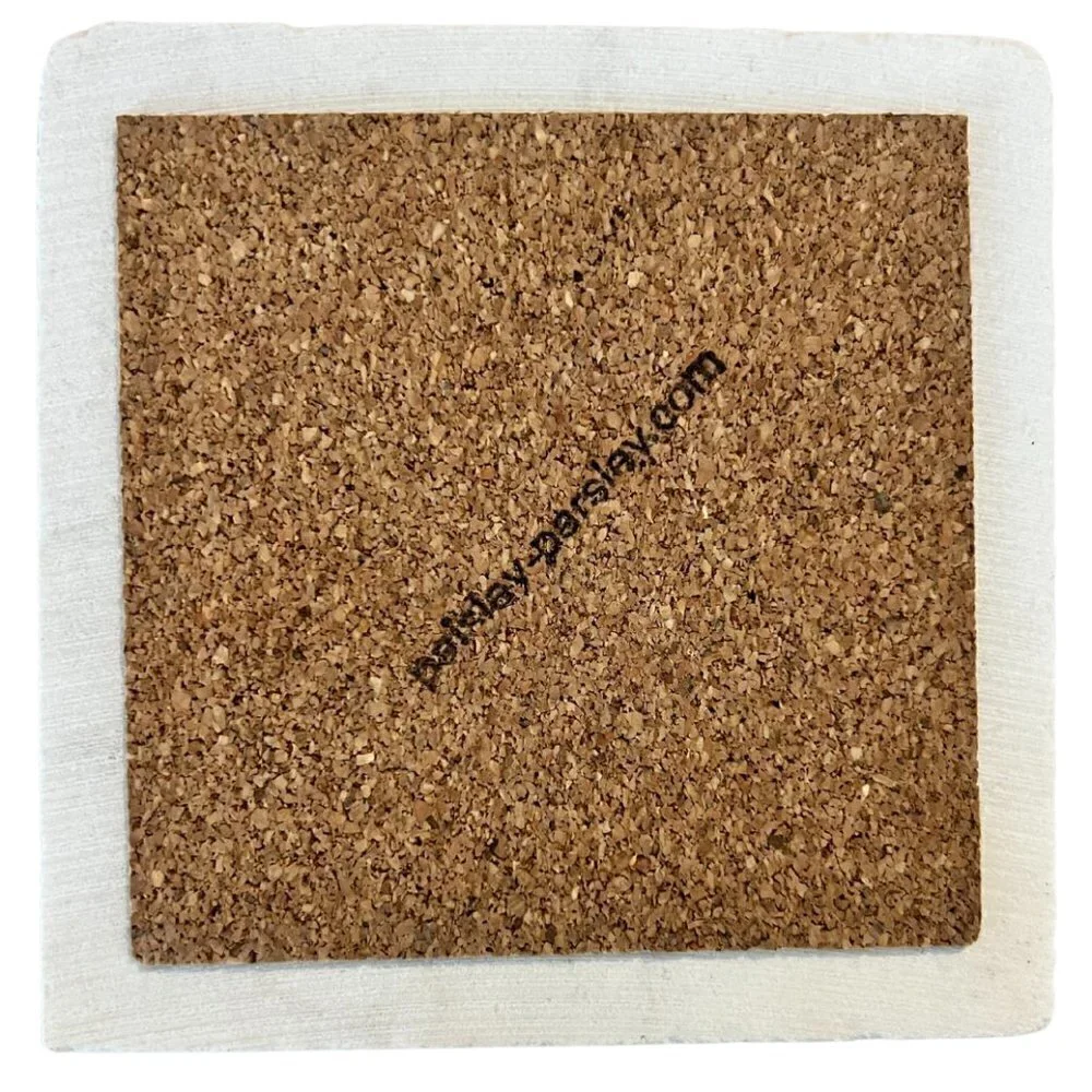 Paisley & Parsley Marble Coaster